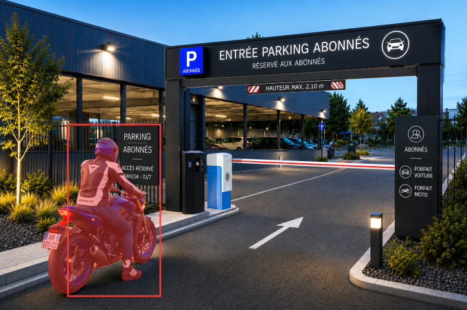 Parking abonnés